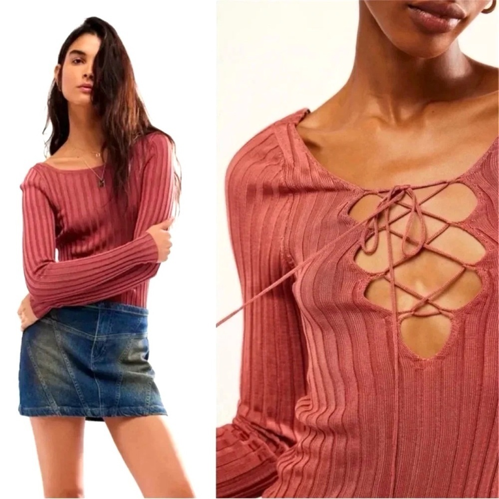 NWOT Free People Knit Top